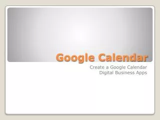 Google Calendar