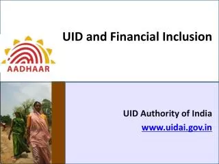 UID and Financial Inclusion