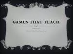 Engaging Music Games for Active Learning in the Classroom - slide 1