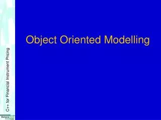 object oriented modelling