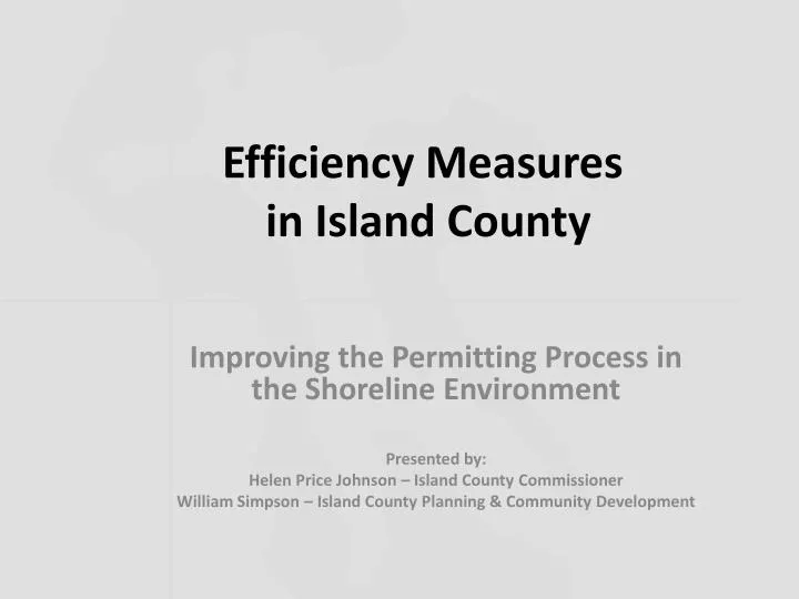 efficiency measures in island county