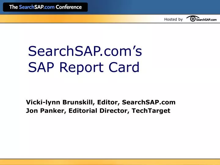 searchsap com s sap report card