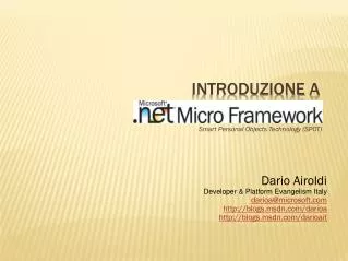 Introduzione a Micro Framework