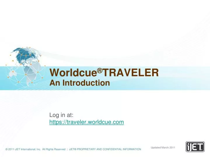 worldcue traveler an introduction