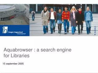 Aquabrowser : a search engine for Libraries