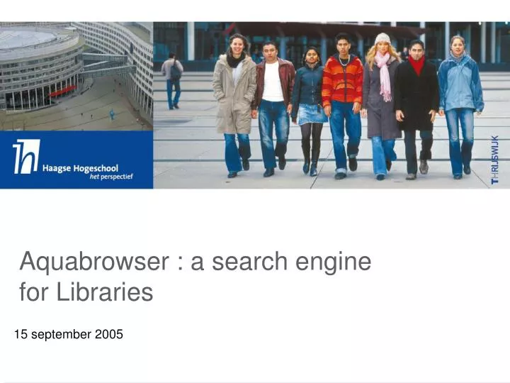 aquabrowser a search engine for libraries