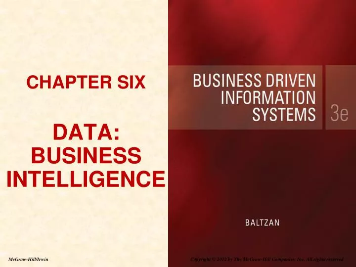 chapter six data business intelligence