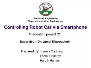 Controlling Robot Car via Smartphone