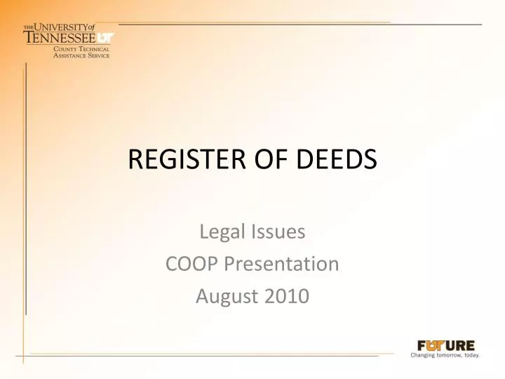 register of deeds