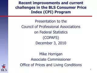 Recent improvements and current challenges in the BLS Consumer Price Index (CPI) Program