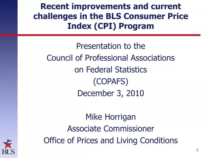 recent improvements and current challenges in the bls consumer price index cpi program