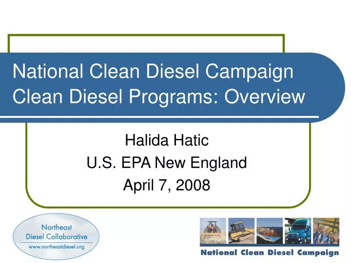national clean diesel campaign clean diesel programs overview