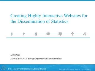 Creating Highly Interactive Websites for the Dissemination of Statistics