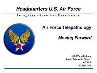 Air Force Telepathology Moving Forward
