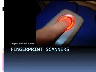 FingerPrint Scanners