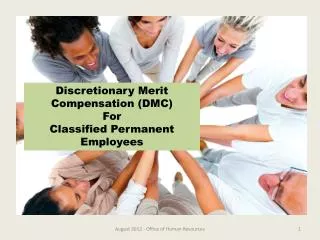 Discretionary Merit Compensation (DMC) For Classified Permanent Employees