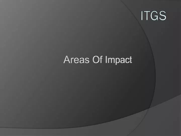 areas of impact