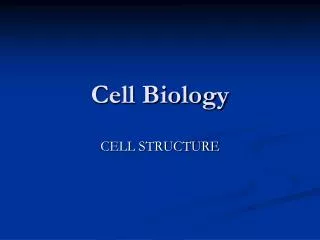 Cell Biology