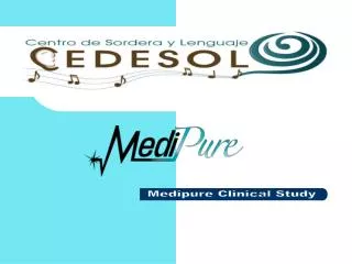 Medipure Clinical Study