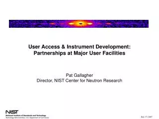 User Access &amp; Instrument Development: Partnerships at Major User Facilities