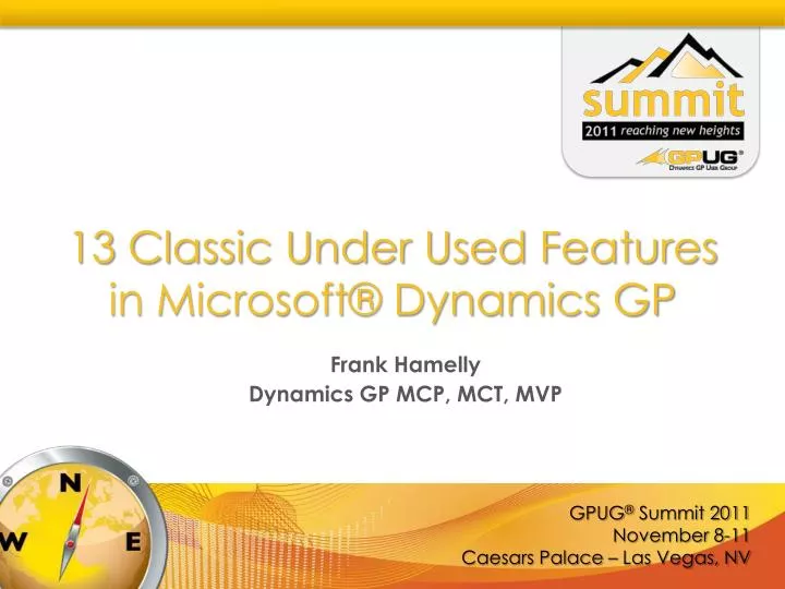13 classic under used features in microsoft dynamics gp