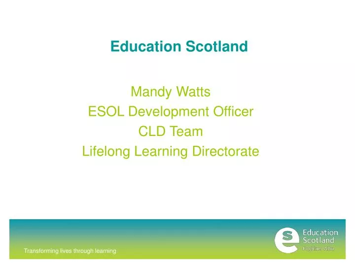 education scotland
