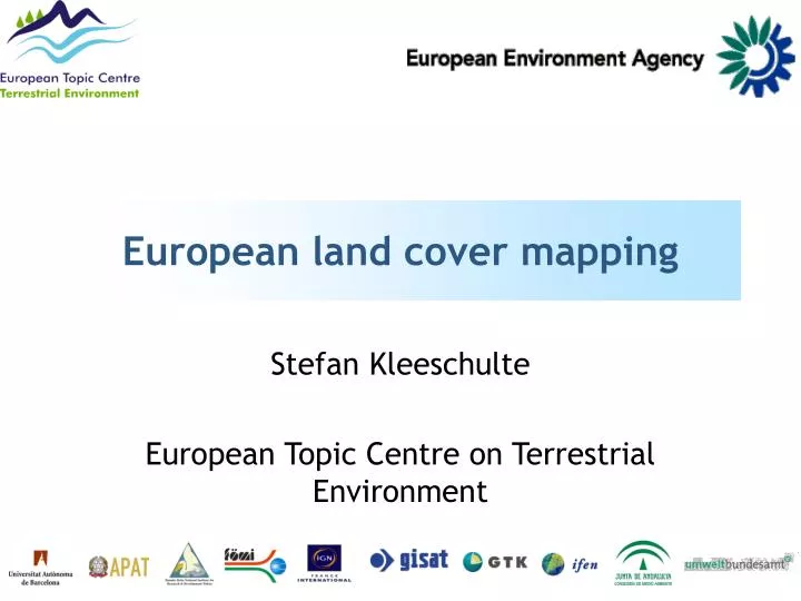 european land cover mapping