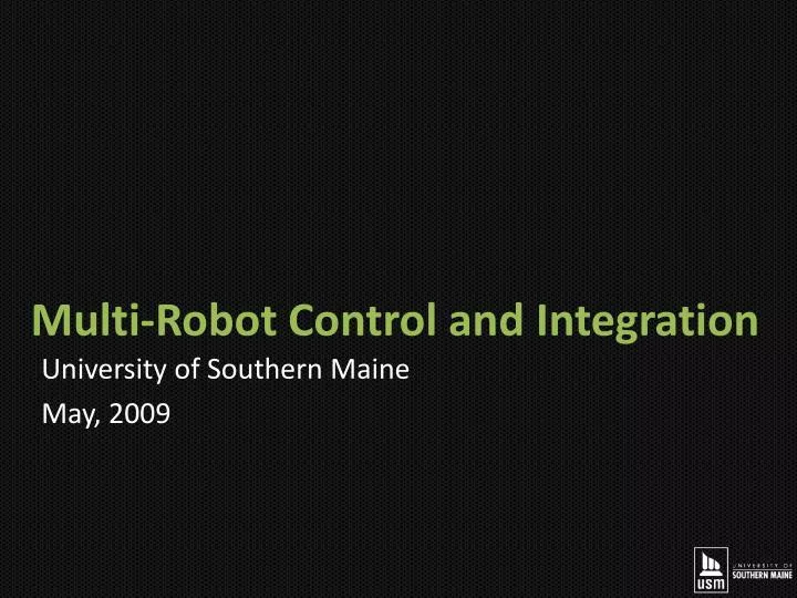 multi robot control and integration