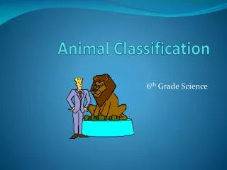 Animal Classification