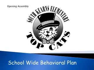 School Wide Behavioral Plan