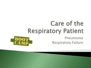 Care of the Respiratory Patient
