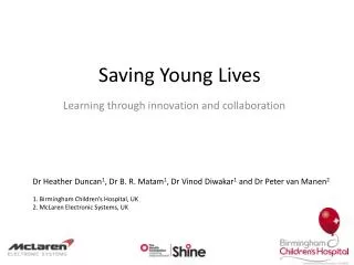 Saving Young Lives