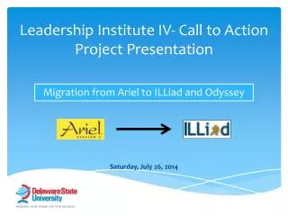 Leadership Institute IV- Call to Action Project Presentation