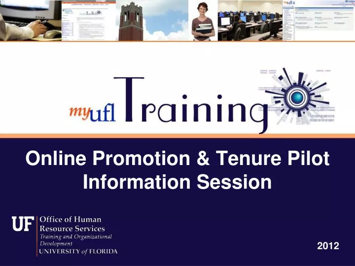 online promotion tenure pilot information session