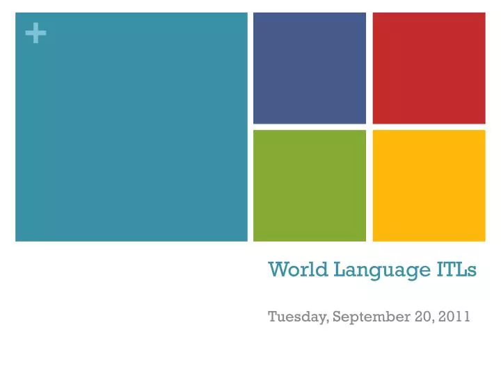 world language itls