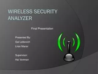 Wireless Security Analyzer