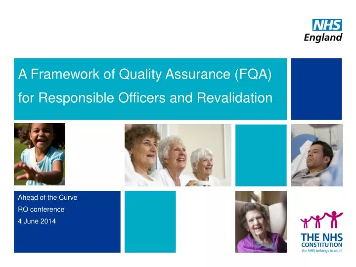 a framework of quality assurance fqa for responsible officers and revalidation