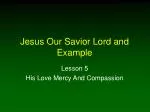 Jesus Our Savior Lord and Example - slide 1