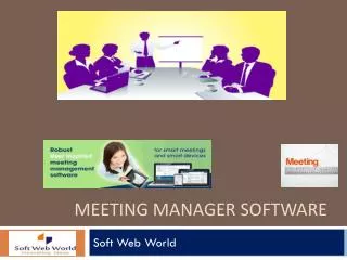 Meeting Manager Software