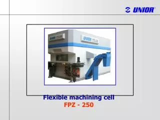 Flexible machining cell F PZ - 250