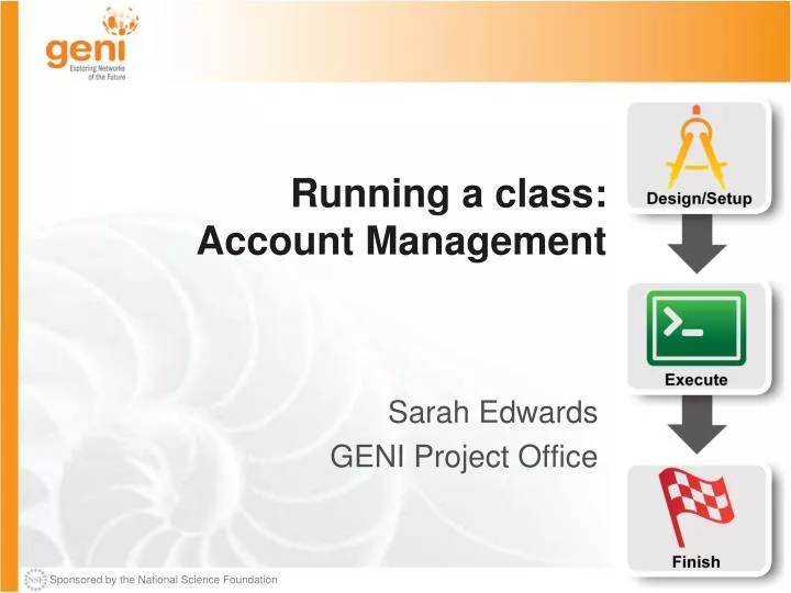 running a class account management
