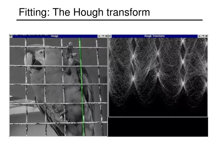 fitting the hough transform