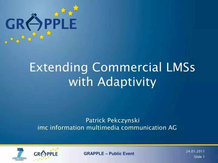 extending commercial lmss with adaptivity