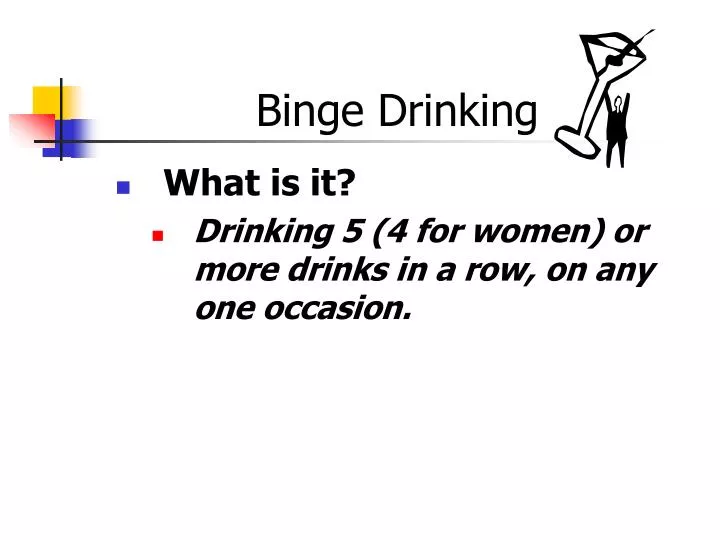 binge drinking