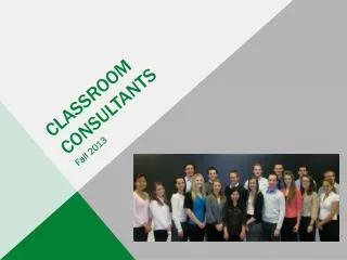 Classroom Consultants