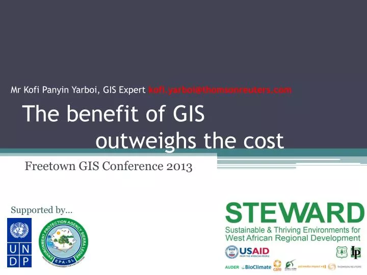 the benefit of gis outweighs the cost