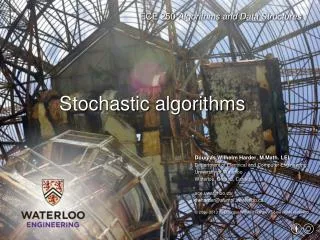 Stochastic algorithms