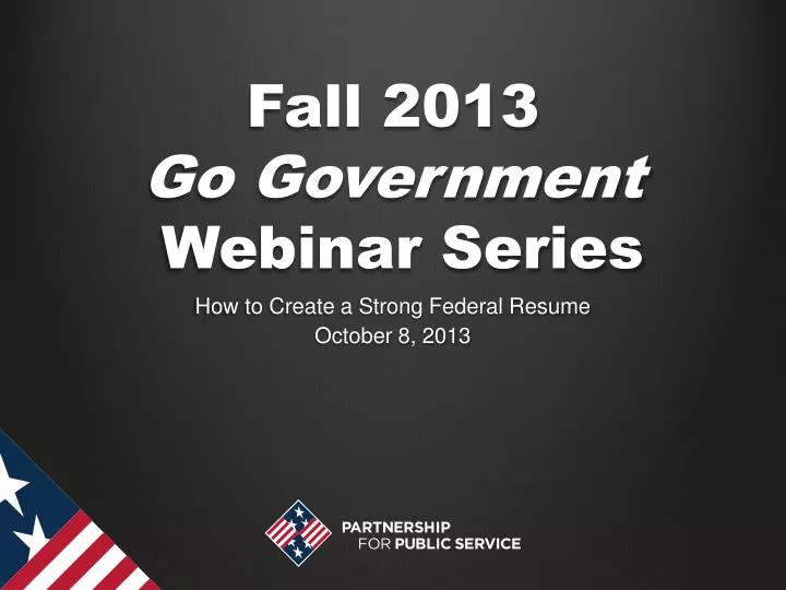 fall 2013 go government webinar series
