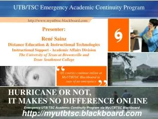 HURRICANE OR NOT, IT MAKES NO DIFFERENCE ONLINE