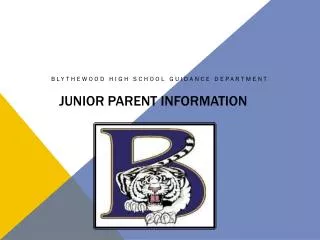 Junior Parent Information